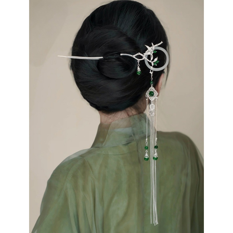 Hanbok Hair Pin - Jepit Rambut Gaya Cina dengan Rumbai