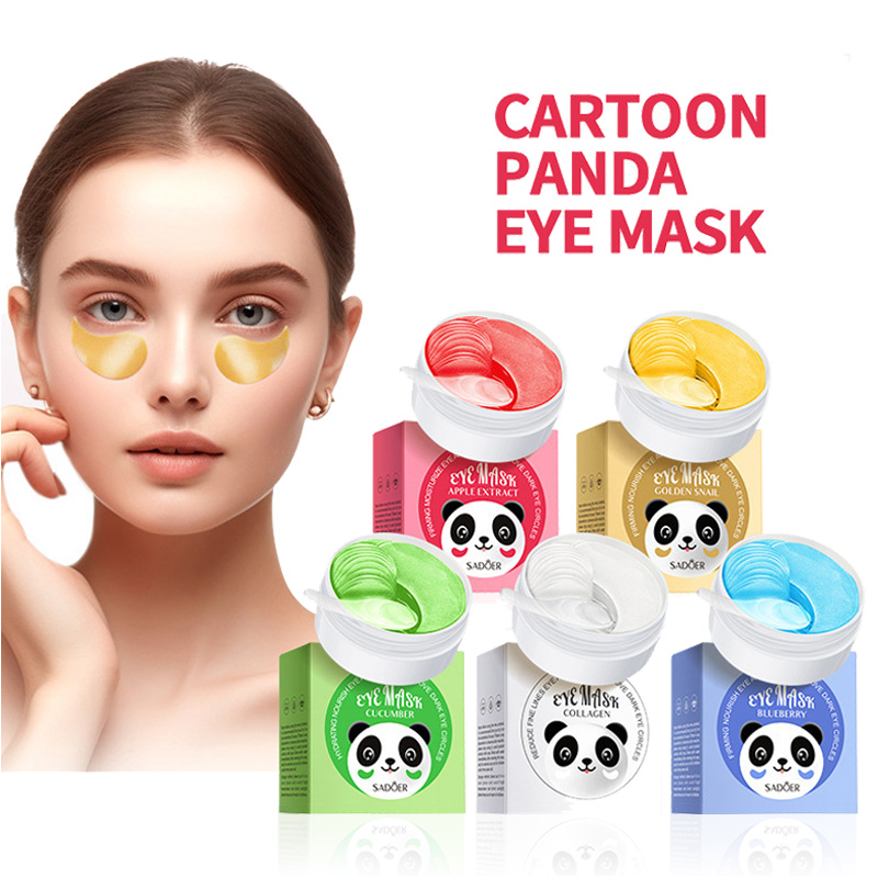 Sheet Mask Collagen - SADOER masker mata kolagen kristal, 60