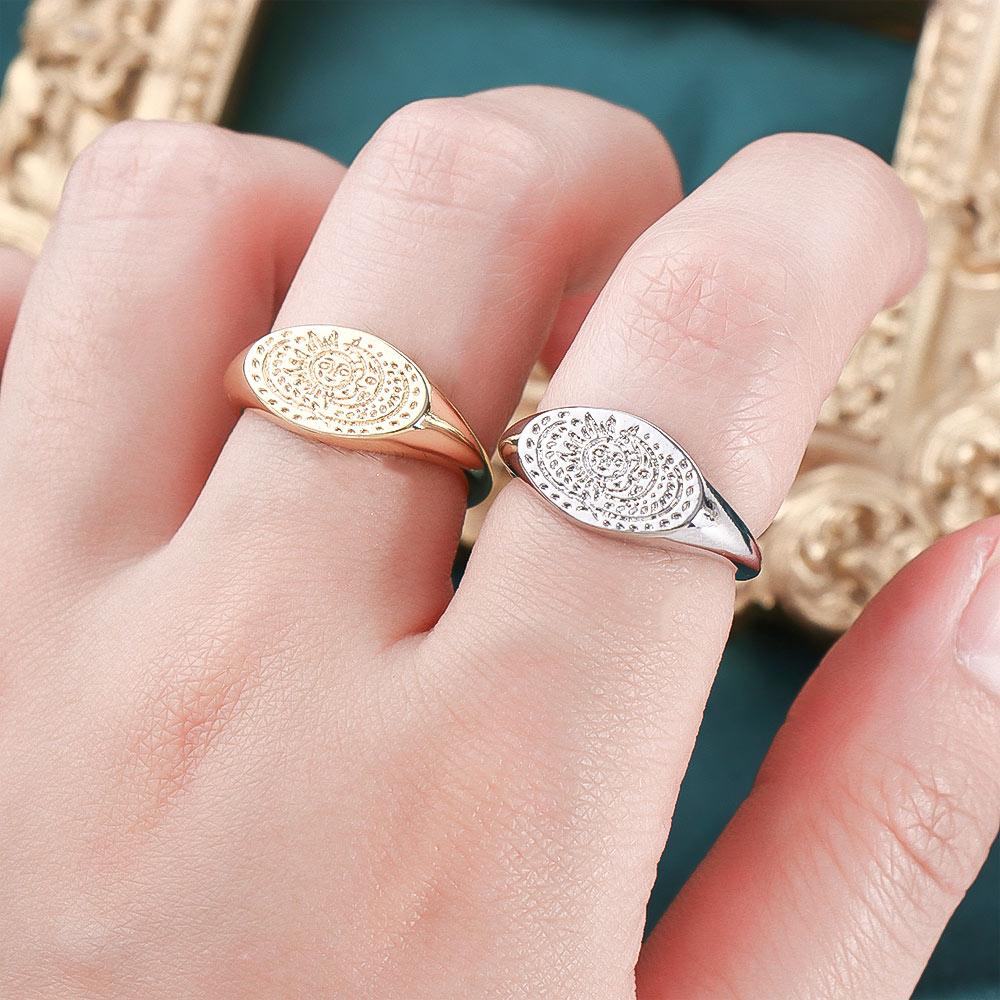 Cincin Pola Matahari Bulan Min - Korean Women Lifestyle ulasan dan harga