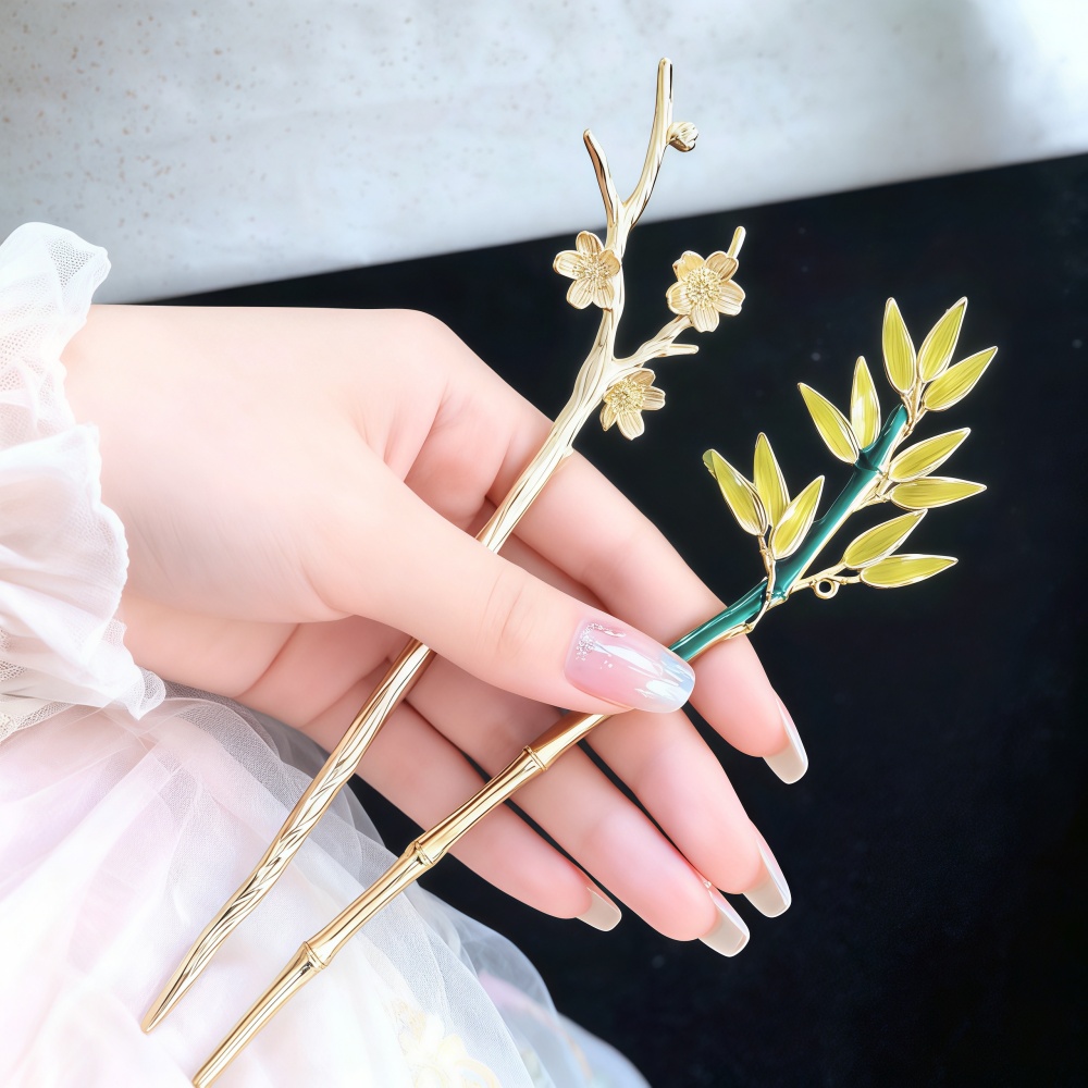 Jepit Rambut Enamel Alloy untu - Hanbok Hair Pin ulasan dan harga