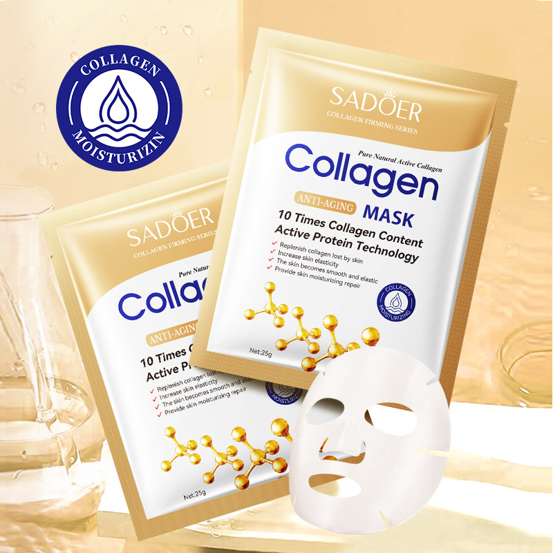 10 Buah Masker Wajah Kolagen A - Sheet Mask Collagen ulasan dan harga