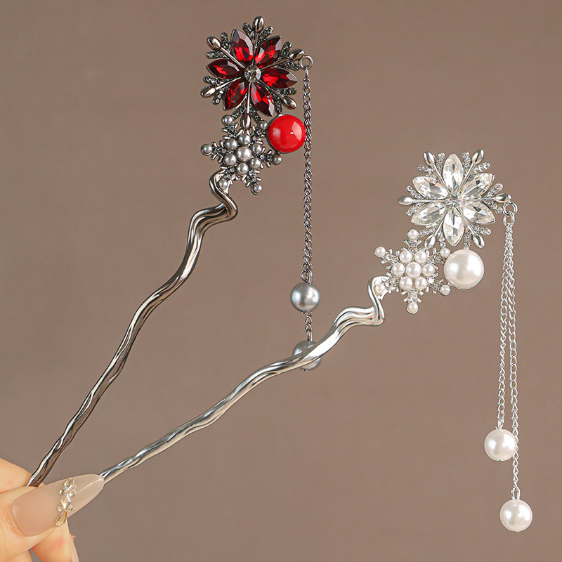 Jepit Rambut Kepingan Salju Be - Hanbok Hair Pin ulasan dan harga