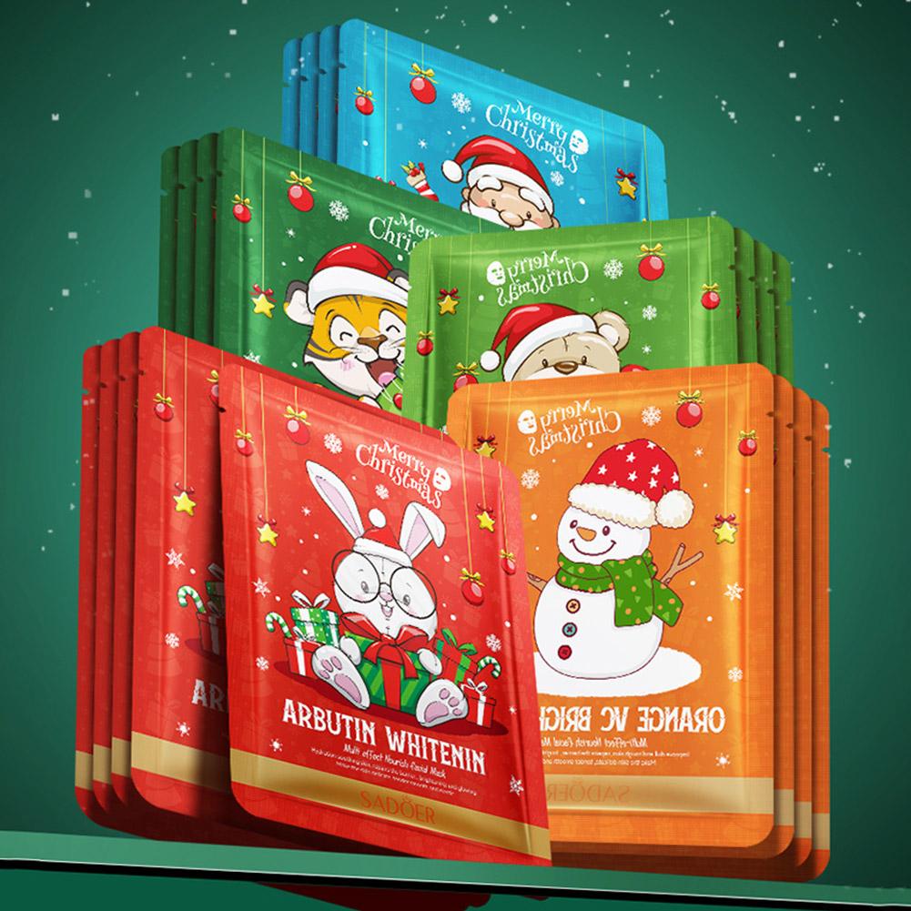 Masker Wajah Seri Natal Lembar - Sheet Mask Collagen ulasan dan harga