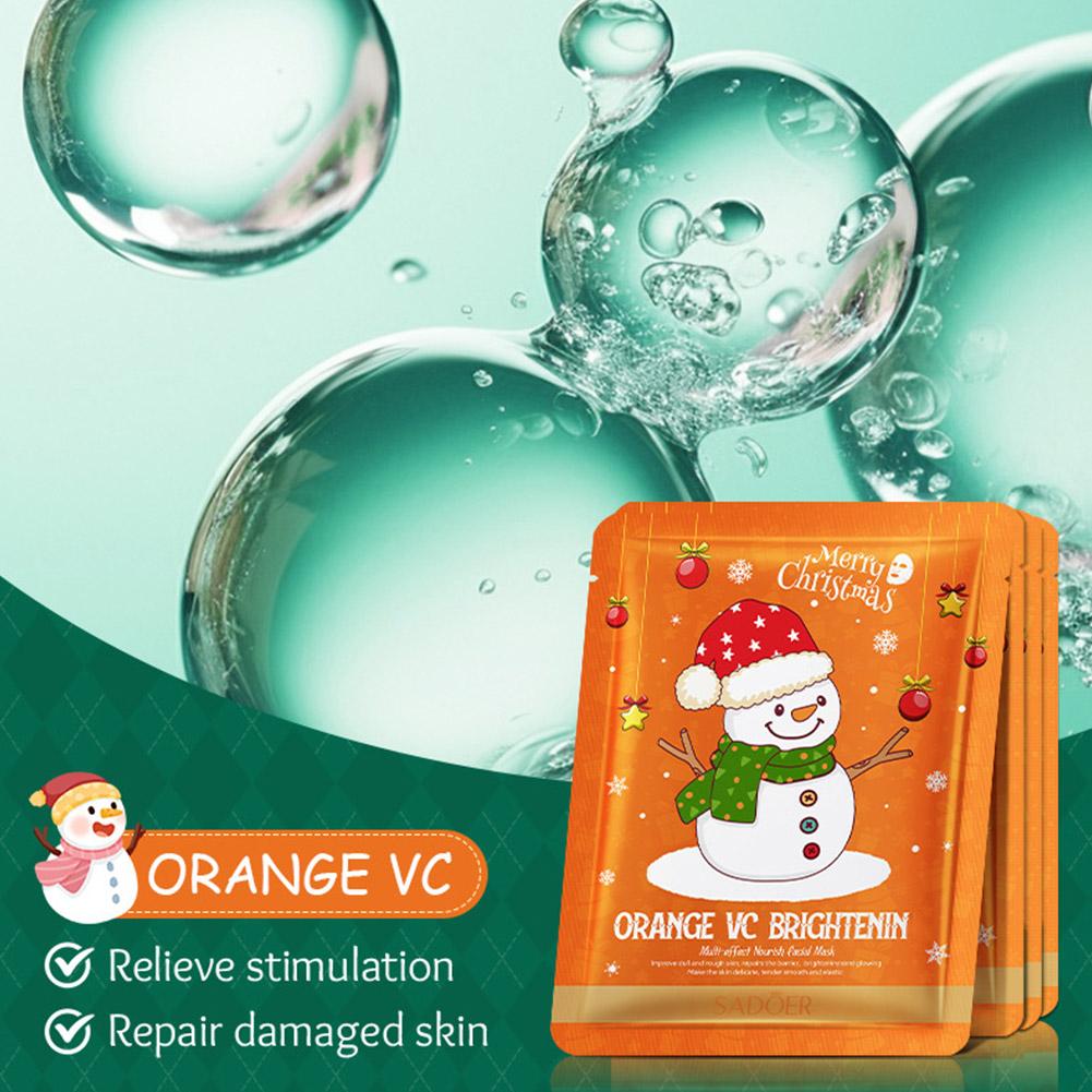Masker Wajah Seri Natal Lembar - Sheet Mask Collagen ulasan dan harga