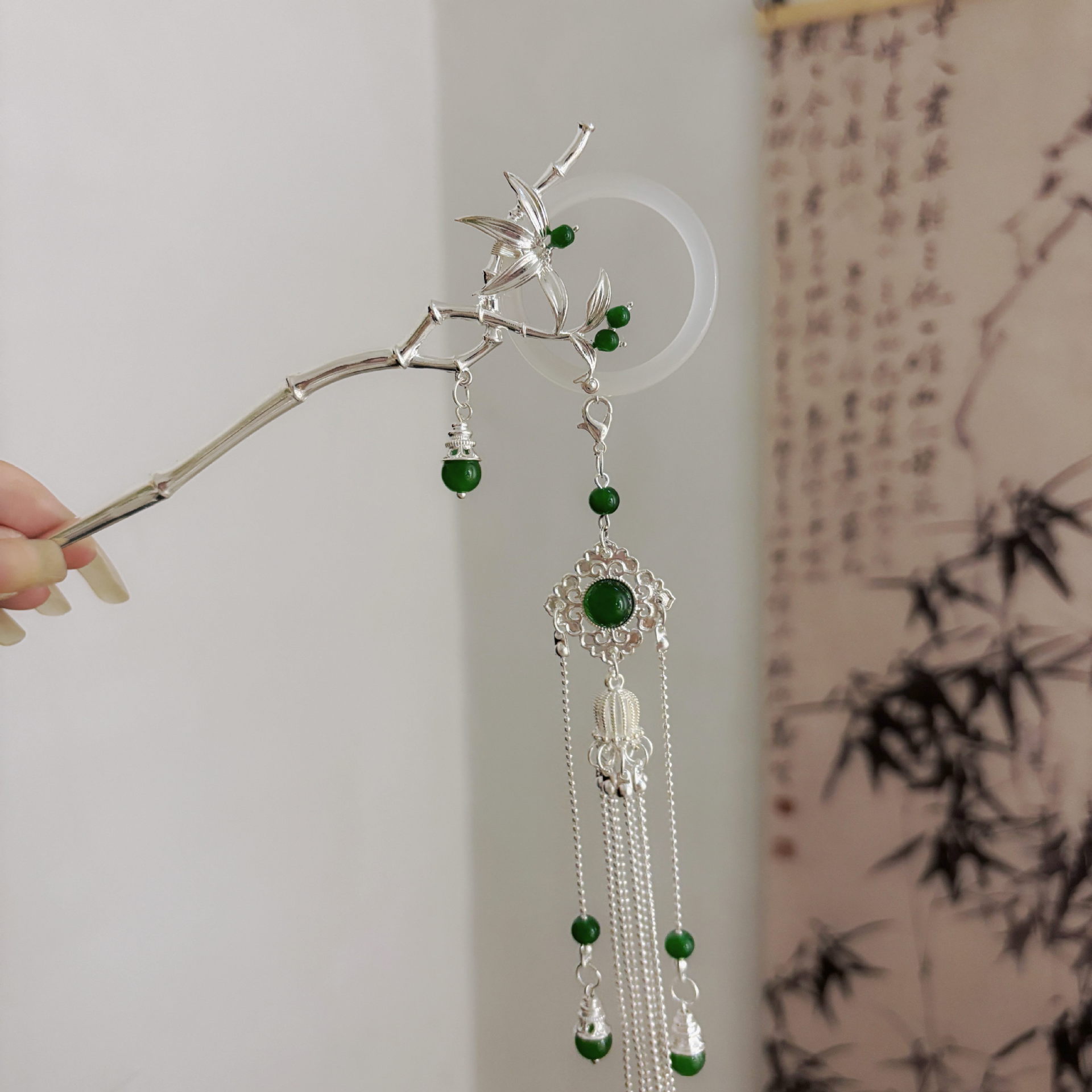 Jepit Rambut Gaya Cina dengan  - Hanbok Hair Pin ulasan dan harga