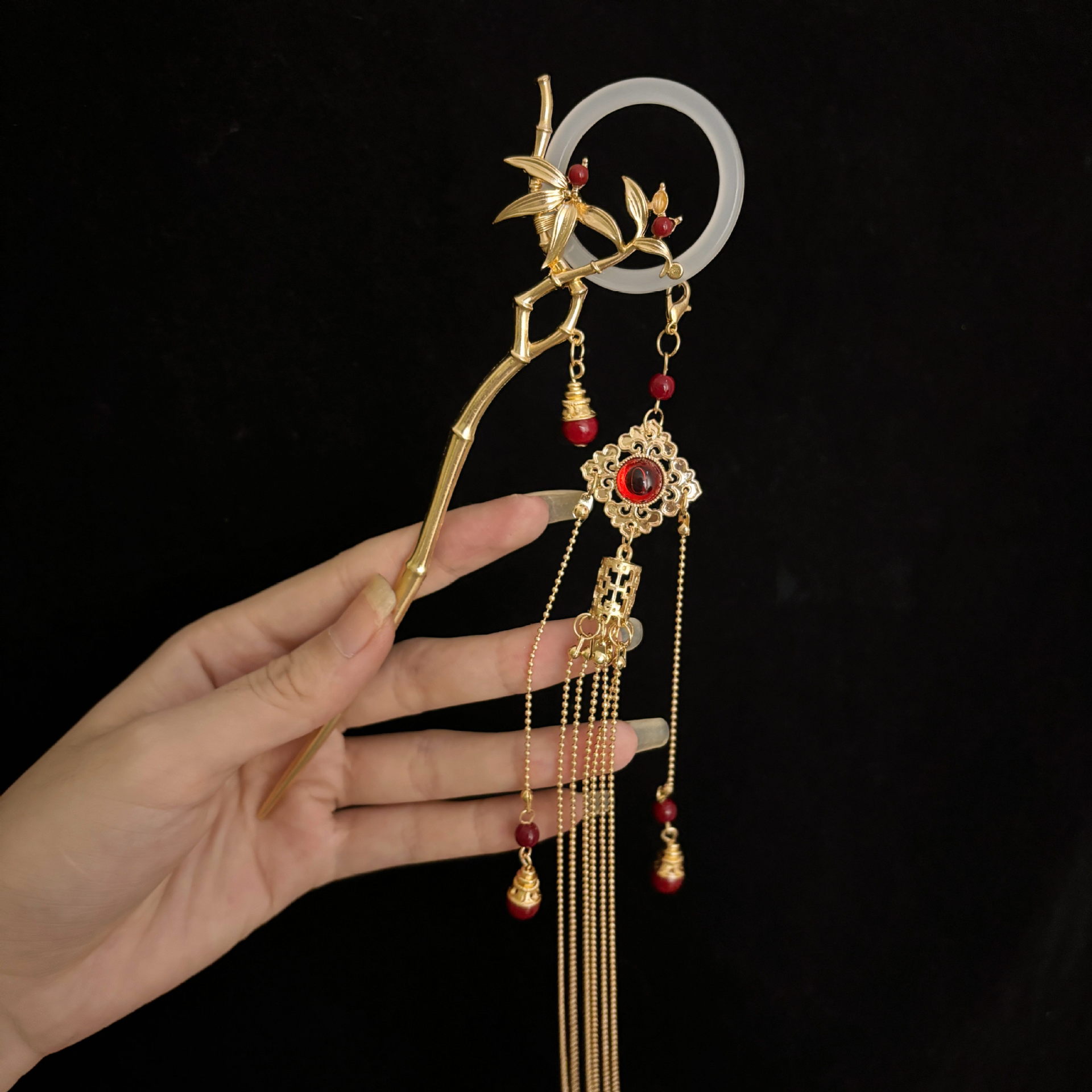 Jepit Rambut Gaya Cina dengan  - Hanbok Hair Pin ulasan dan harga