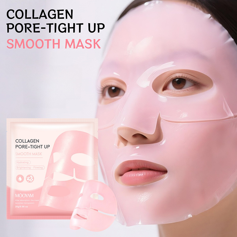 Masker Kolagen Merah Muda Pemb - Sheet Mask Collagen ulasan dan harga