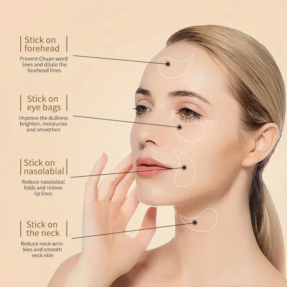 60 buah masker mata asam hialu - Sheet Mask Collagen ulasan dan harga