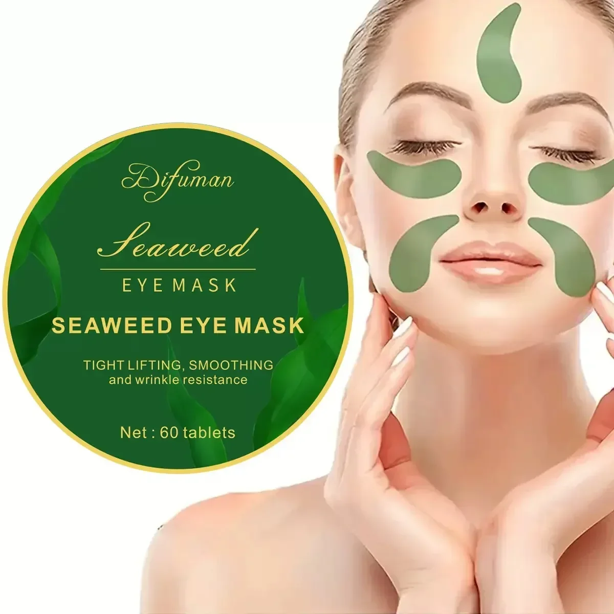 60 buah masker mata asam hialu - Sheet Mask Collagen ulasan dan harga