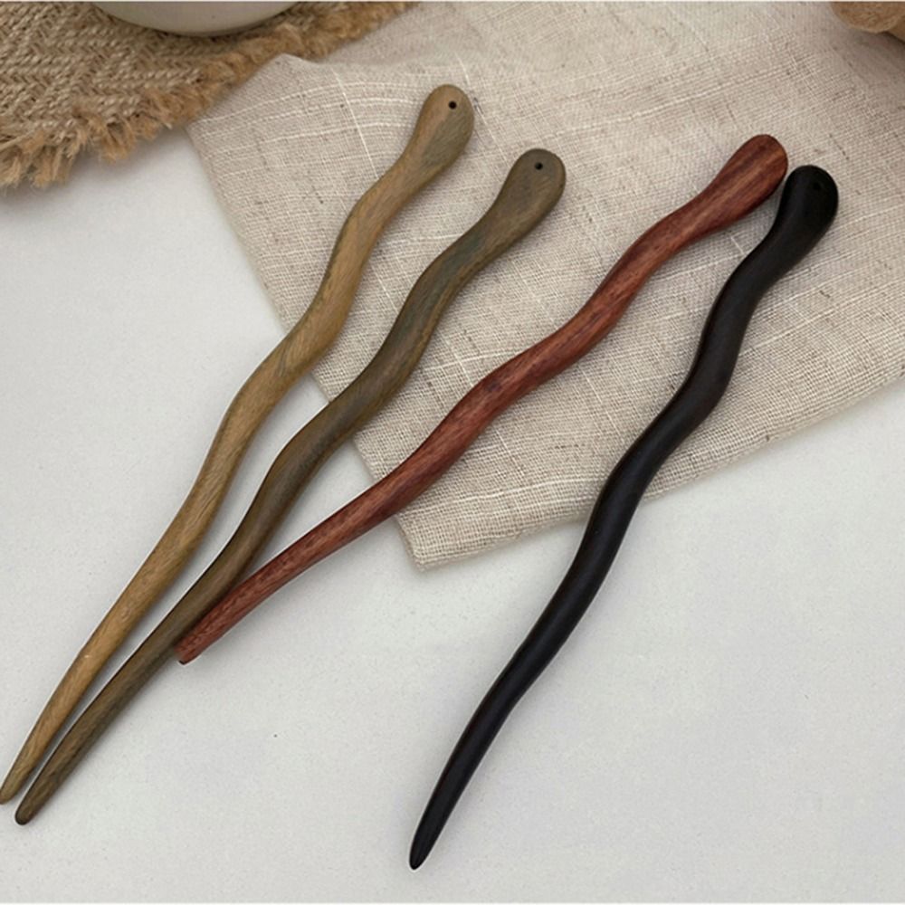 Jepit rambut kayu elegan gaya  - Hanbok Hair Pin ulasan dan harga