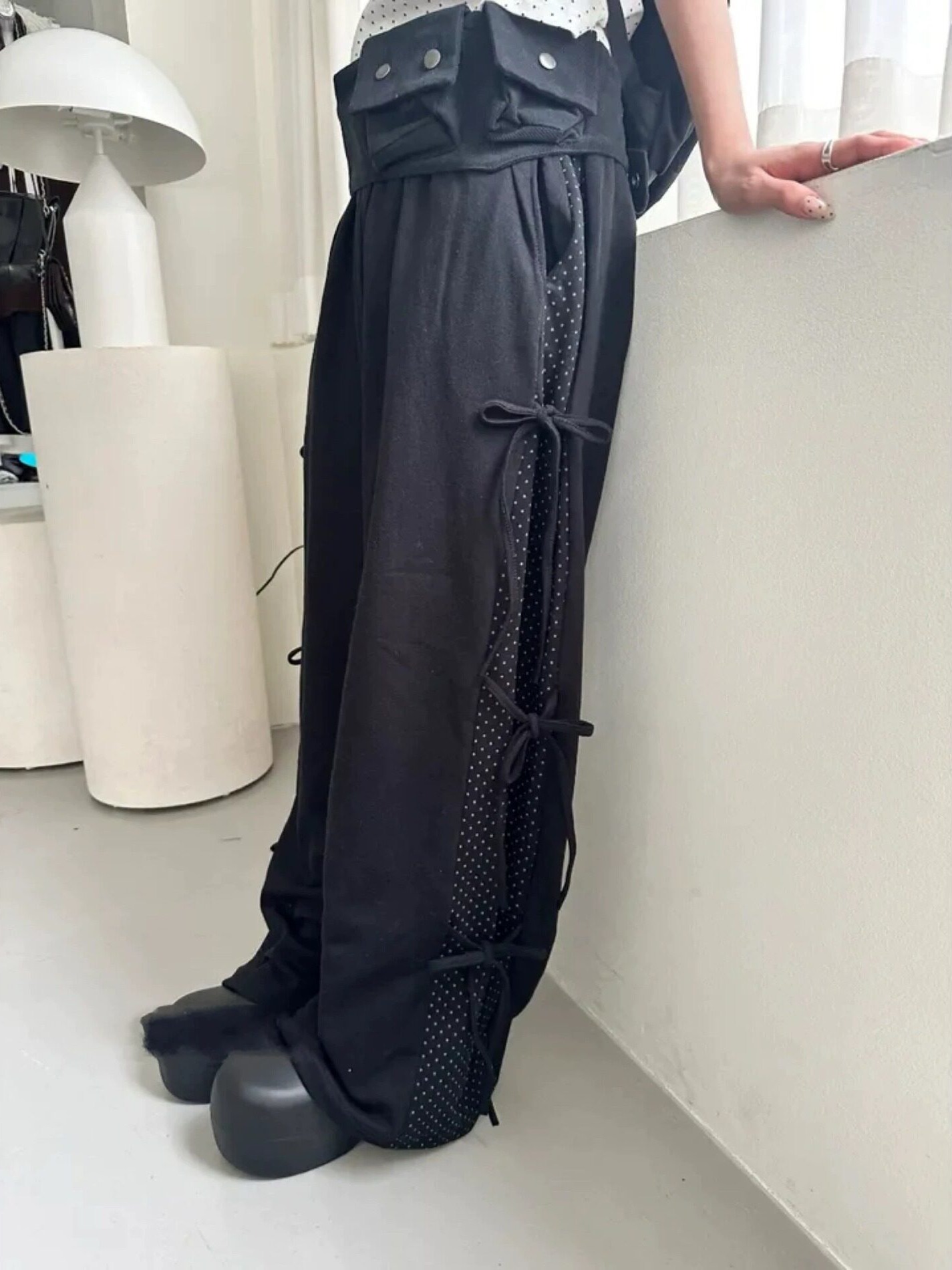 Celana Panjang Kasual Berikat  - Korean Pants Lifestyle ulasan dan harga