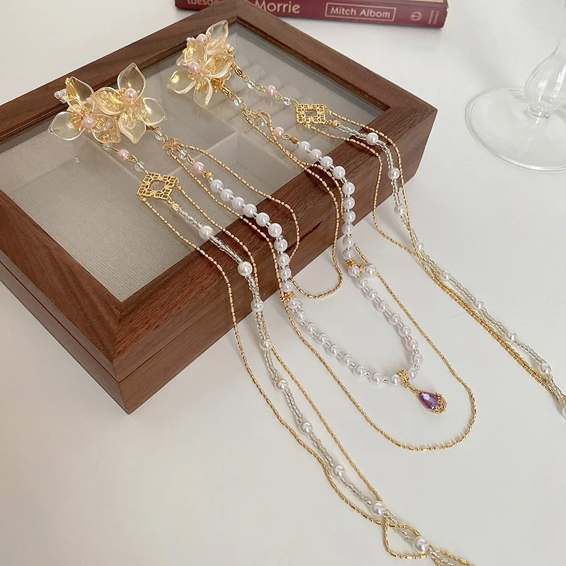 Jepit Rambut Bunga Berlian Imi - Hanbok Hair Pin ulasan dan harga