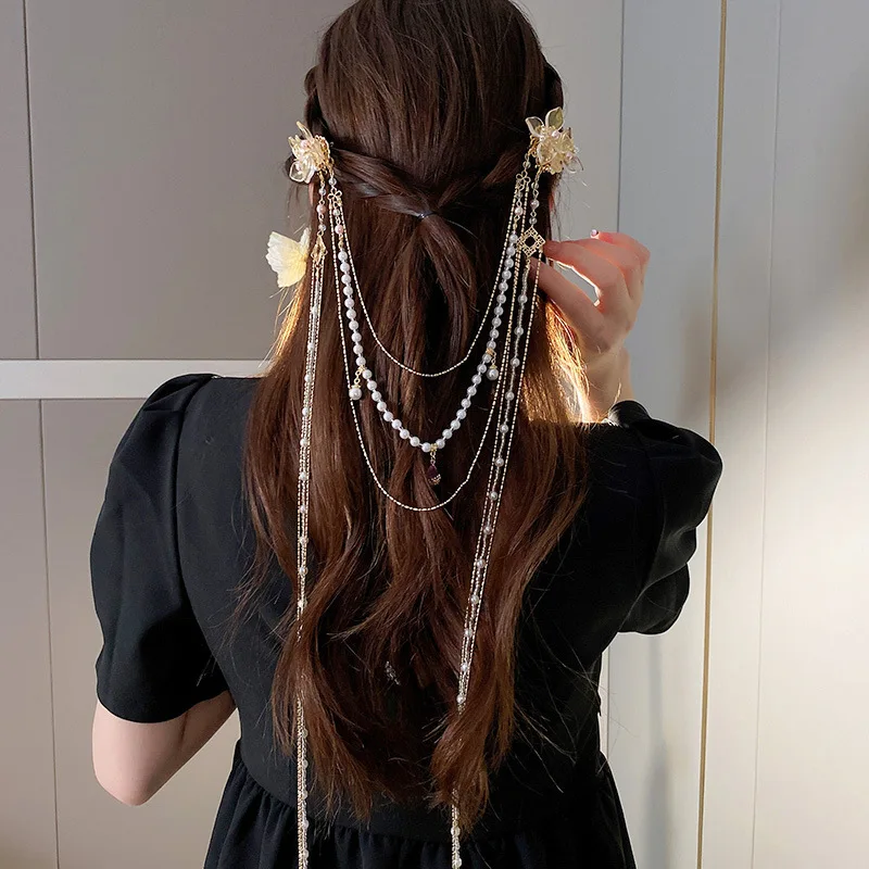 Jepit Rambut Bunga Berlian Imi - Hanbok Hair Pin ulasan dan harga
