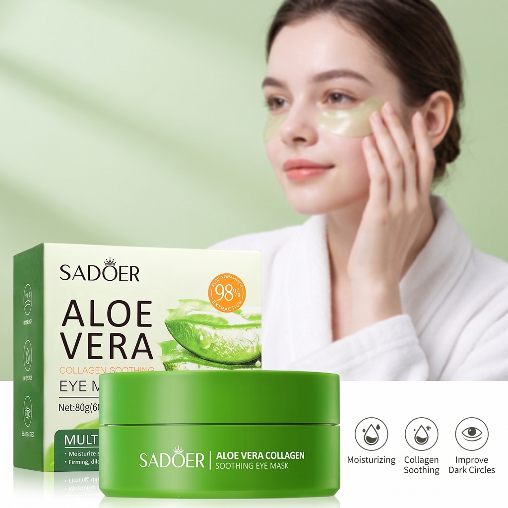 60 Buah Masker Mata Kolagen Li - Sheet Mask Collagen ulasan dan harga
