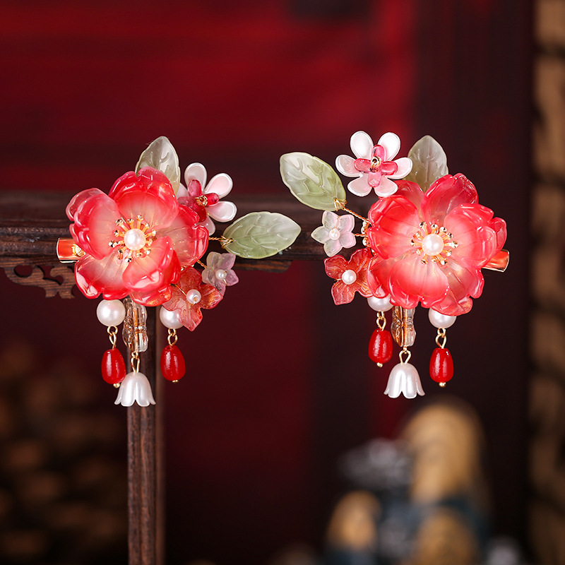 2 Buah Jepit Rambut Bunga Retr - Hanbok Hair Pin ulasan dan harga